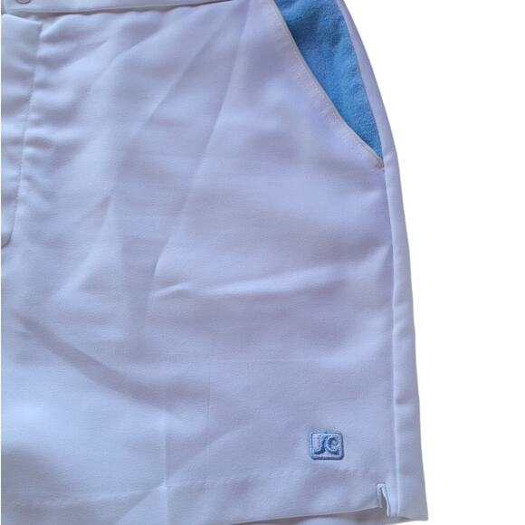 VINTAGE 70s Jimmy Connors White Tennis Shorts Sz 42T Retro Athletic USA Made - Picture 2 of 9